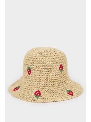 DeFacto Hasır Şapka Kız Çocuk G6065A826SM