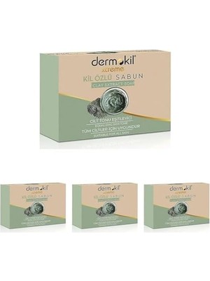 Assess Store Kil Özlü Doğal Katı Sabun 100 gr 4lü Paket