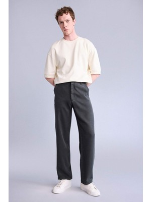 DeFacto Relax Fit Yıkanmış Efektli Pantolon H5899AX26SM