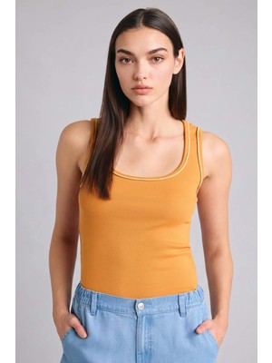 DeFacto Slim Fit U Yaka Ribana Atlet H3721AX26SM