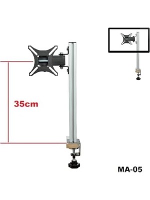 Assess Store Ma-05 Masa Üstü Monitör Askı Aparatı 17" - 27"