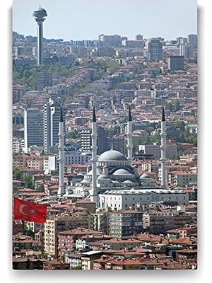 Assess Store Ankara Manzarası Tablosu - 80X125CM