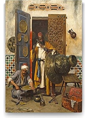 Assess Store Bakır ve Metal Işleyenler Tablosu - 60X90CM
