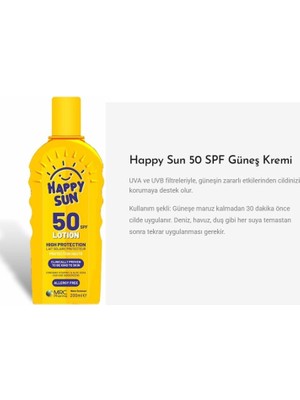 Assess Store Happy Sun Spf 50 Güneş Kremi 200 ml