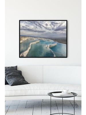 Assess Store (PSTER13669) Pamukkale Manzara Çerçeveli Tablo 2 (40X50CM)