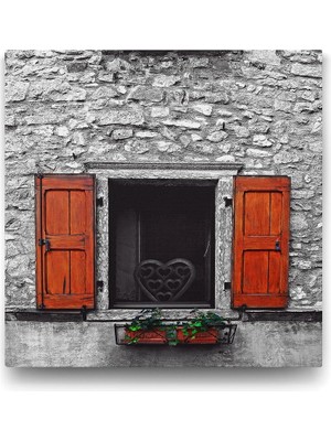 Assess Store Nostalji Pencere Tablosu - 100X100CM