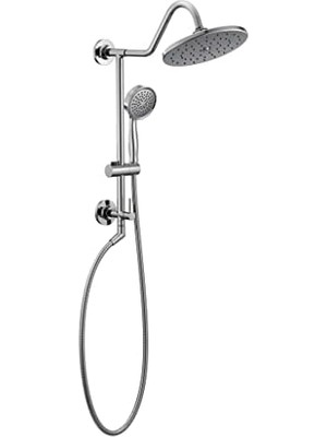 Assess Store S113 Waterhill 14-Inch Replacement Extension Curved Shower Arm, Chrome
