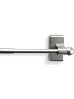 Assess Store Rod Desyne Mag-15 Manyetik Perde Çubuğu, 43-76 cm Ayarlanabilir, Nikel Kaplama