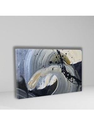 Assess Store Tekli Yatay Kanvas Tablo Uv Baskı Modern Soft Fırça Darbeleri 70 x 50 GARTNM8625