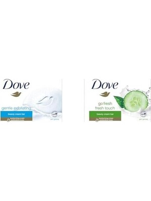 Assess Store Dove Beauty Cream Bar Katı Güzellik Sabunu Gentle Exfoliating Nemlendirici Etkili, 90 G(1) Dove Beauty Cream Bar Katı Güzellik Sabunu Fresh Nemlendirici Etkili, 90 G(1)