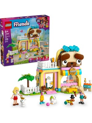 Assess Store Evcil Hayvan Aksesuar Dükkanı 42650-6 Yaş ve Üzeri Erkek ve Kız Çocukları Için Mini Bebek, Kedi ve Köpek Minifigürü Içeren Yaratıcı Oyuncak Yapım Seti, Doğum Günü Hediyesi (375 Parça)