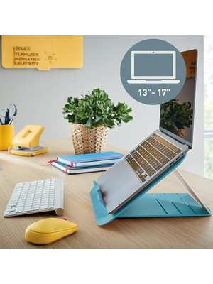 Assess Store Cosy Ergo Laptop Standı, Mavi