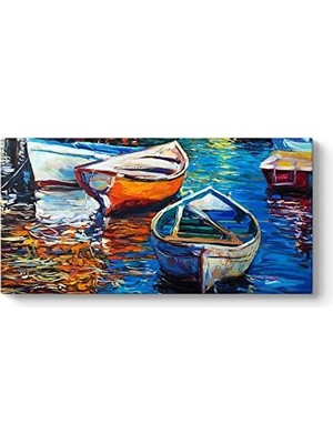 Assess Store Tekneler Yağlı Boya Tablo 120 x 60