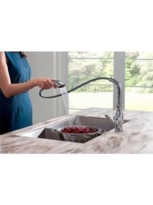 Assess Store 5995SRS Arbor One-Handle -Arc Pull Mount Bar, Spot Resist Stainless