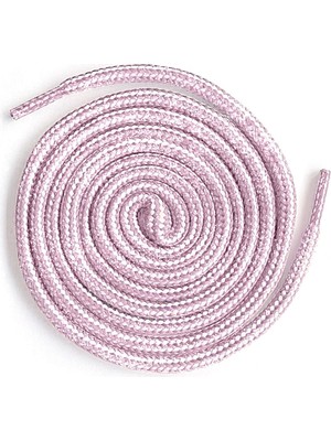 Pembe Beyaz Simli 5 mm Yuvarlak Bot Bağcığı