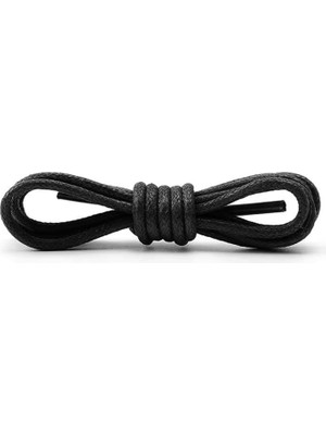 Hapshoe 70 cm Siyah Mumlu Klasik Ayakkabı Bağcığı