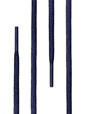 Hapshoe 100 Cm 4 Mm Lacivert Yuvarlak 1 Çift Ayakkabı Bağcığı