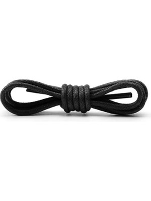 Hapshoe 80 cm Siyah Mumlu Klasik Ayakkabı Bağcığı