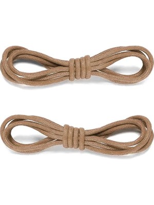 Hapshoe 120 cm Vizon Mumlu Klasik Ayakkabı Bağcığı