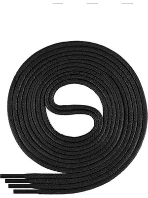 Hapshoe 60 cm 4 mm Siyah Yuvarlak 1 Çift Ayakkabı Bağcığı