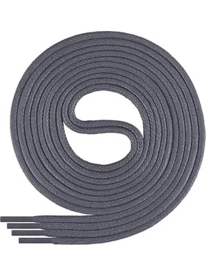 Hapshoe 110 cm 4 mm Koyu Gri Yuvarlak 1 Çift Ayakkabı Bağcığı