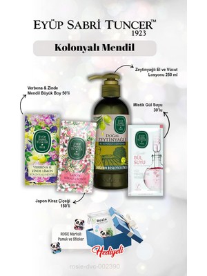 Assess Store Zeytinyağlı Losyon 250 Ml, Gül Suyu 30'lu, Verbena & Zinde 50'li, Kiraz Çiçeği 150'LI ve Rosie