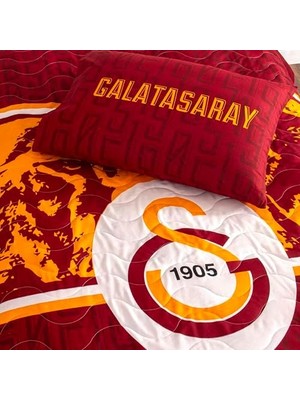 Assess Store Lisanslı Gs Şanslı Aslan Yatak Örtüsü Tek Kişilik