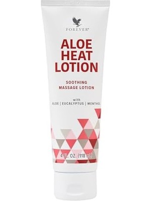 Assess Store Forever Products Aloe Heat Lotion, Isıtıcı ve Rahatlatıcı Masaj Losyonu, Aloe, Mentol, Kafur ve Okaliptüs Yağı Içerir, 118 ml