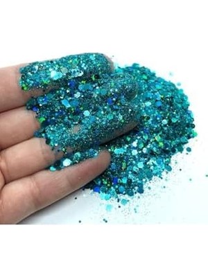 Assess Store Chunky Glitter 4gr Holografik Reçine Tırnak Makyaj Glitter
