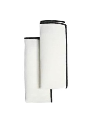 Assess Store Siyah Biyeli Amerikan Servis 2li 32X45 Cm, Tekli
