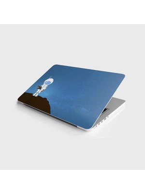 Daisy Home Laptop Notebook Pc Kaplama Etiketi Astronot 6