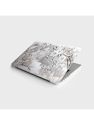 Daisy Home Laptop Notebook Pc Kaplama Etiketi Metal Kelebekler