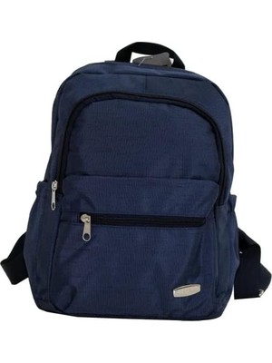 Daisy Home Escape Okul Sırt Çantası Ilkokul Çanta 4 Adet Bölmeli Su Geçirmez Unisex 28X35X12 cm (Lacivert)