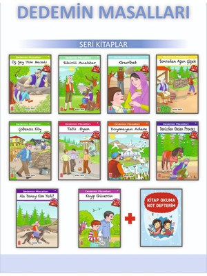 Ata 4. Sınıflar İçin Dedemin Masalları Öykü Dizisi +Kitap Okuma Not Defteri