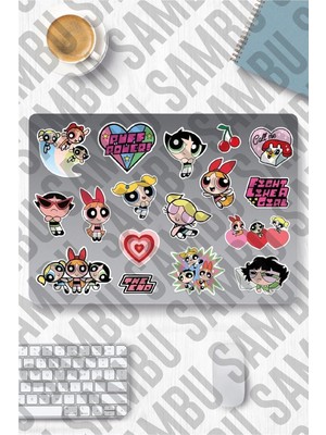 Daisy Home Girls Temalı Etiket Seti - Laptop Notebook Telefon