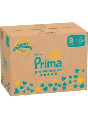 Daisy Home Premium Care Bebek Bezi 3 Numara 144 Adet Aylık Fırsat Paketi