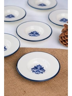 Daisy Home Tabakevi Tabak Evi Porselen Çay Tabağı Seti 12CM 6 Parça BNS6CTPRS1214