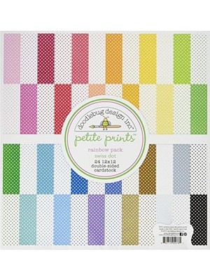 Daisy Home Dooblebug Petite Isviçre Puantiyeli Tonkartons 12 Inç x 12 Inç 2