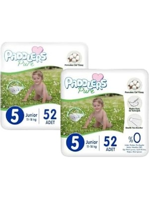 Daisy Home Pure Bebek Bezi 5 Numara (104 Adet) Bakım Seti
