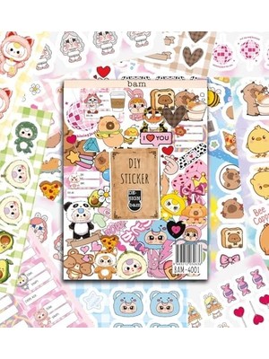 Daisy Home Cute Baby My Dıy Book 24 * 17 cm 16 Sayfa Özel Tasarım Rengarenk Kitabı