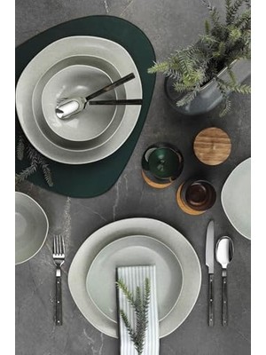 Daisy Home Porselen Soho 24 Parça 6 Kişilik Yemek Takımı Yeşil