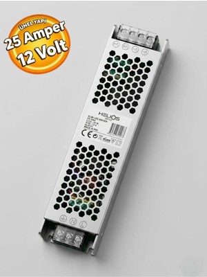 Helios HS3466 25 Amper 12 Volt LED Trafosu 300 Watt