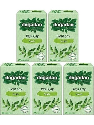 Daisy Home Doğadan Yeşil Çay Sade 20'li x 5 Adet