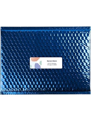 Daisy Home Posta Adresi Etiketleri, Mürekkep Püskürtmeli Yazıcılar, 350 Etiket, 1-1/3 x 4, Kalıcı Yapıştırıcı, 5 Paket (8162)