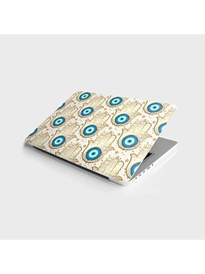 Daisy Home Laptop Bilgisayar Notebook Pc Kaplama Etiketi Nazar Boncuğu