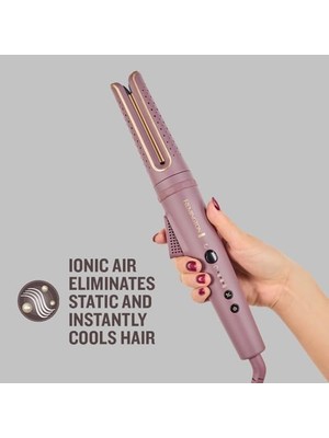 Daisy Home Aırvive CI8930 Iyon Teknolojili Saç Maşası, Mikro Saç Kremli Seramik Kaplama, Döner Gövde, LED Ekran, Ayarlanabilir Sıcaklık 160-210°C