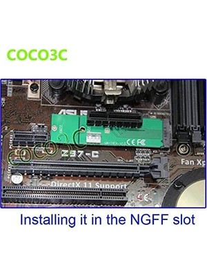 Daisy Home 4436 M.2 Ngff SSD To Pci-E 4x Çevirici Dönüştürücü Kart Adaptörü