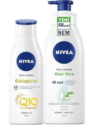 Daisy Home Q10 Sıkılaştırıcı Vücut Losyonu 250 ml +Aloe Pump Losyon