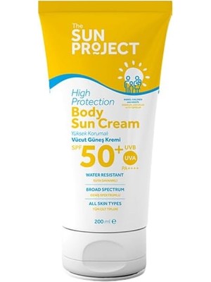 Daisy Home Görkito The Sun Yüksek Korumalı Aile Boyu Yüz ve Vücut Güneş Kremi 50 Spf 200 ml
