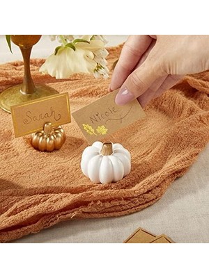 Daisy Home Aspen 25360NA Rustik Kabak Masa Dekorasyonu, Reçine, Beyaz/zengin Bahçe